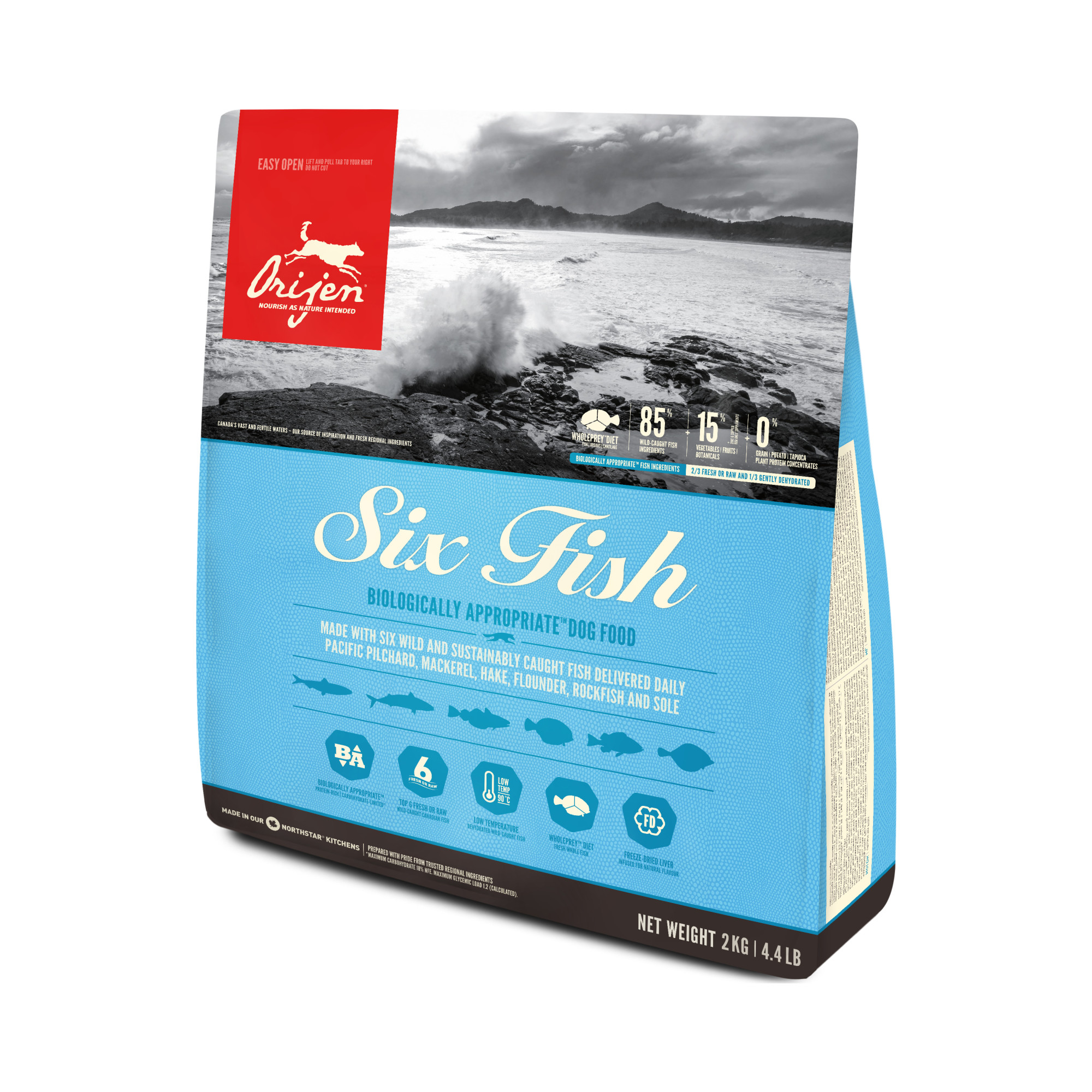 orijen six fish 2 kg