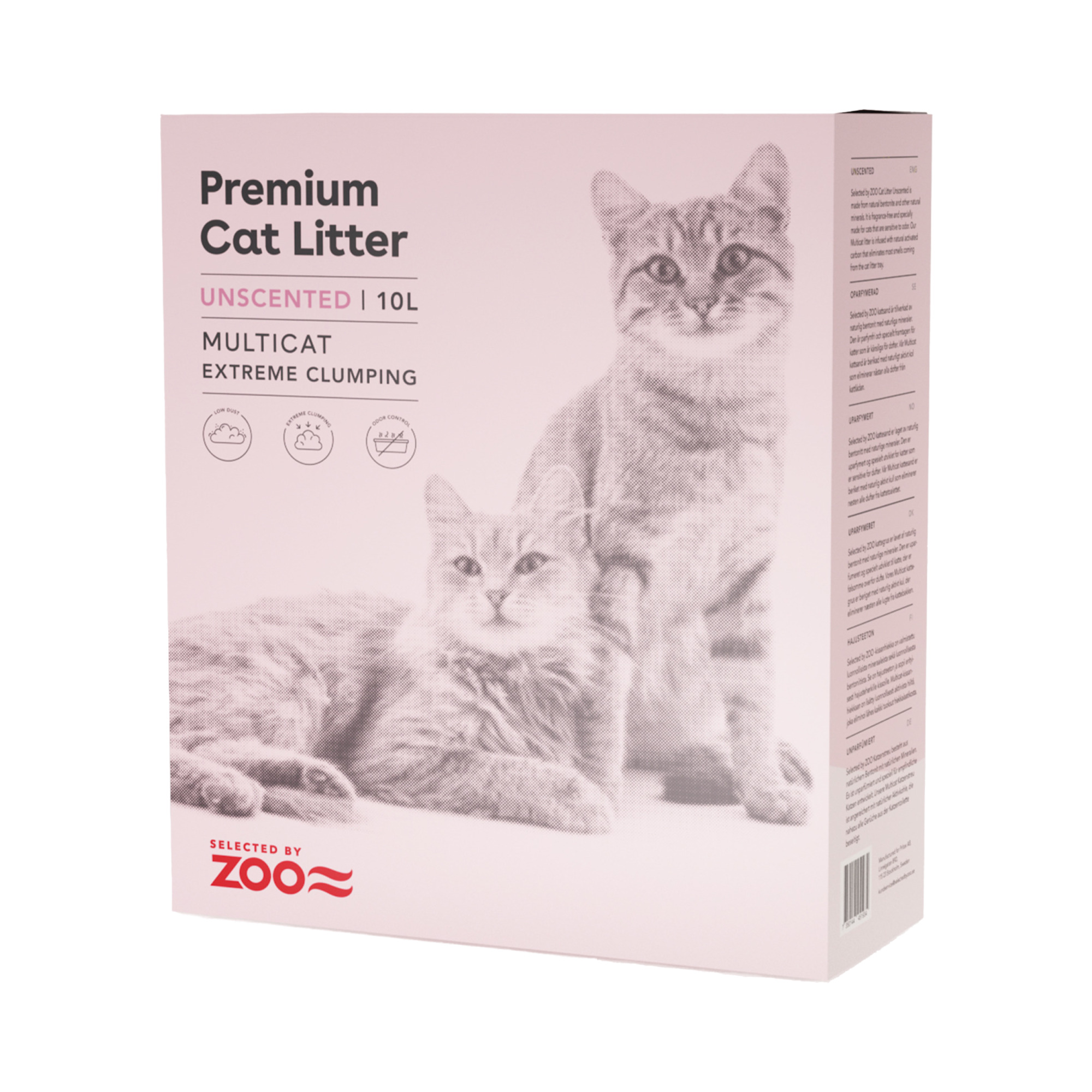 Premium Cat Litter Unscented Multicat - 10 L