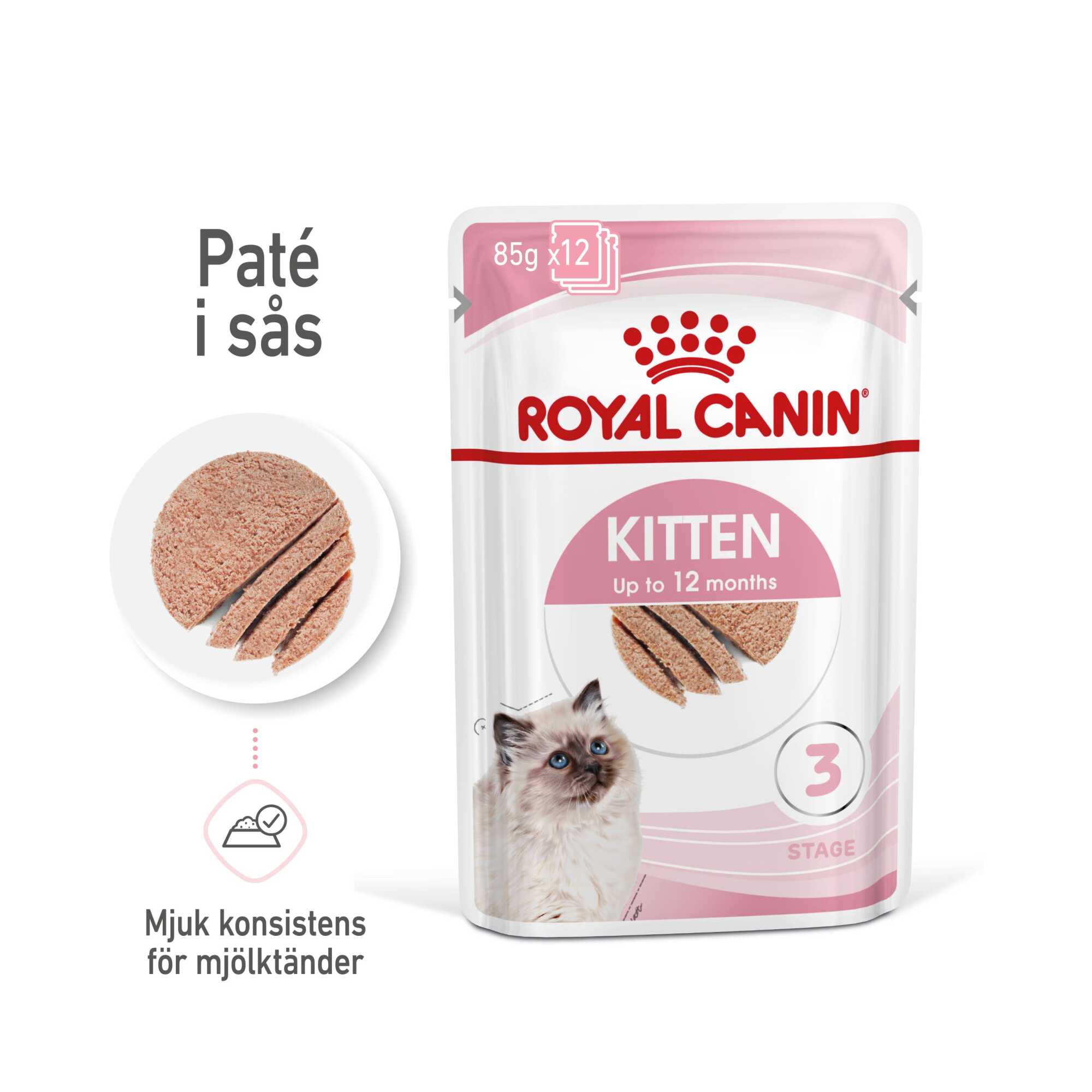 Royal Canin Kitten Loaf - 12x85 g